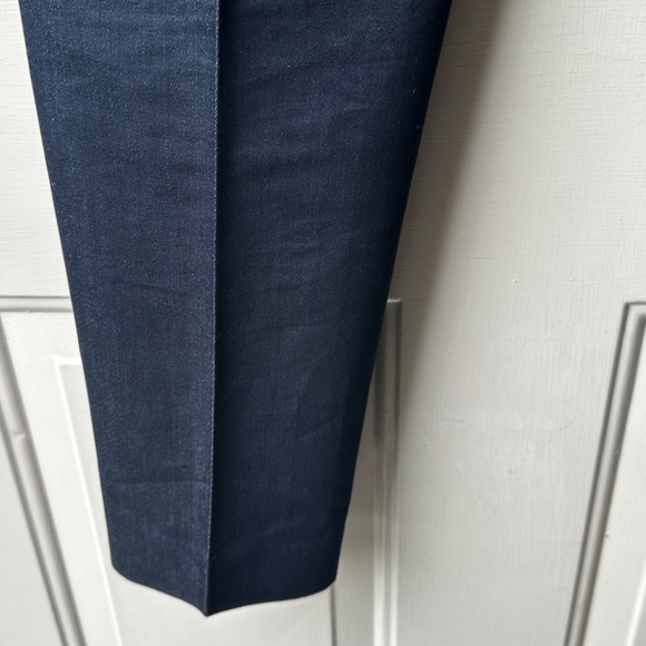 Talbots Curvy Fit High Rise Straight Leg Dress Navy BluePants. Size 2 Petite. - Picture 6 of 14